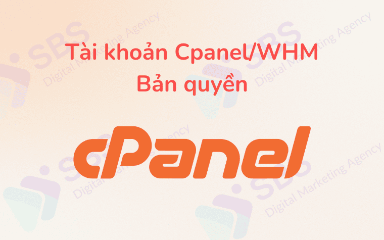 Tài Khoản Cpanel/WHM Bản Quyền
